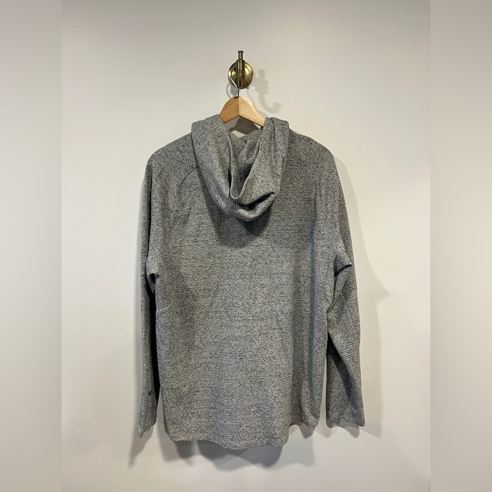 Men’s Lululemon At Ease Hoodie Textured Gray - Picture 3 of 6